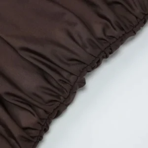 Alternative view of Vestido de Festa Curto Drapeado com Cauda Lateral